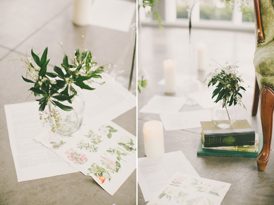 Modern-Vintage Botanical Wedding Ideas