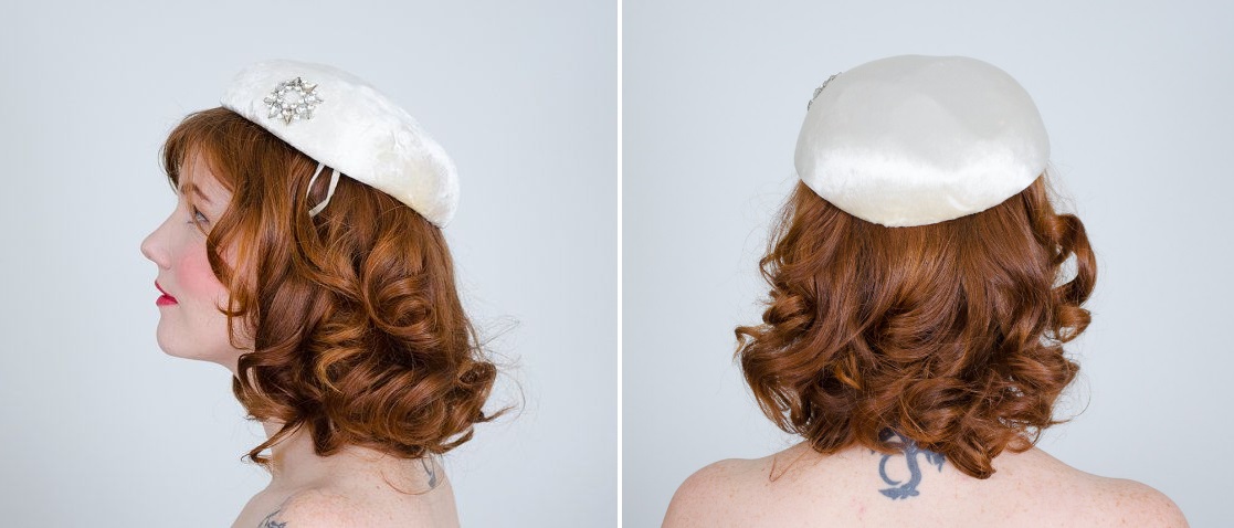 20 Perfect Hair Accessories for the 1950s Loving Bride - 1950s Hat