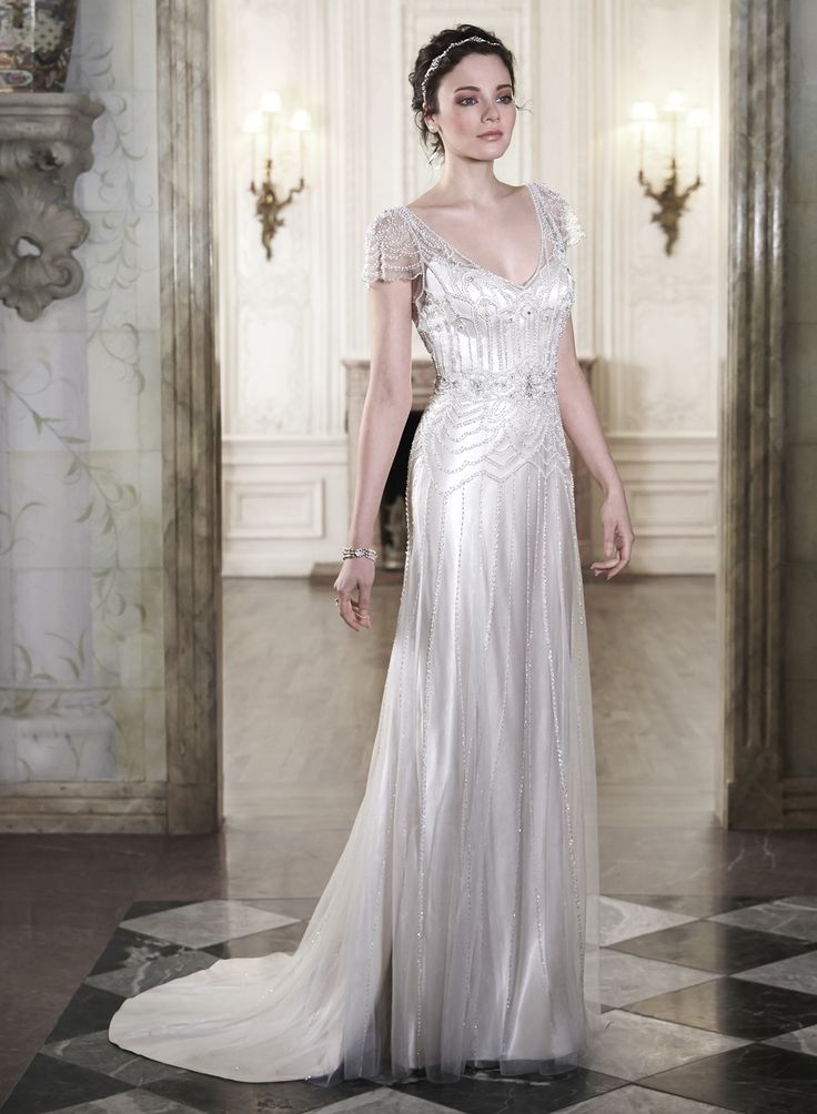 20 Art Deco Wedding Dress with Gatsby Glamour Chic