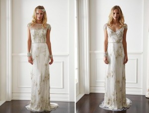 20 Art Deco Wedding Dresses with Gatsby Glamour : Chic Vintage Brides