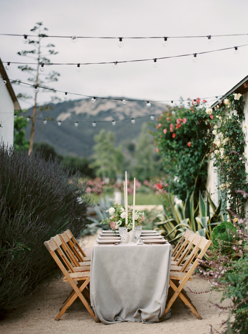 Elegant Wedding Tablescape - Dreamy Garden Wedding Inspiration with a Hint of Provence