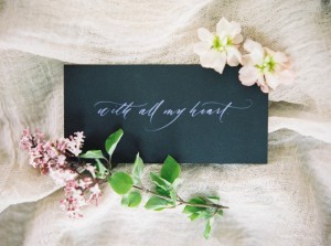 Wedding Stationery - Romantic Spring English Garden Wedding Inspiration