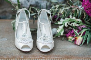 Bridal Shoes - Romantic Al Fresco Wedding Ideas Inspired by Tuscany