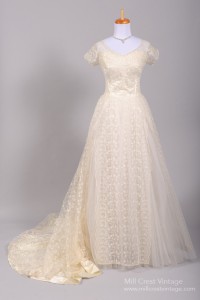 Fabulous Vintage 1950s Wedding & Bridesmaid Dresses from Mill Crest Vintage