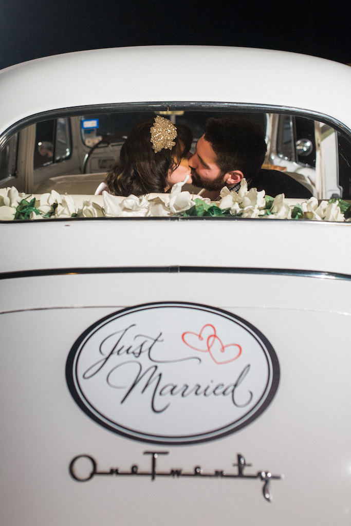 Wedding Vintage Getaway Car - An Intimate Wedding Full of Rustic Vintage Elegance