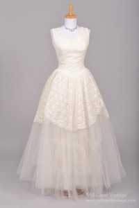 Fabulous Vintage 1950s Wedding & Bridesmaid Dresses from Mill Crest Vintage