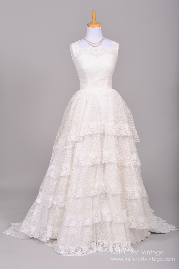Fabulous Vintage 1950s Wedding Dresses from Mill Crest Vintage