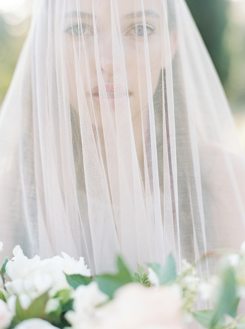 Veiled Bride - Dreamy Garden Wedding Inspiration with a Hint of Provence