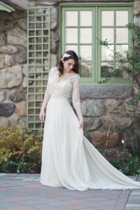 Long Sleeve Wedding Dress - Romantic Al Fresco Wedding Ideas Inspired by Tuscany