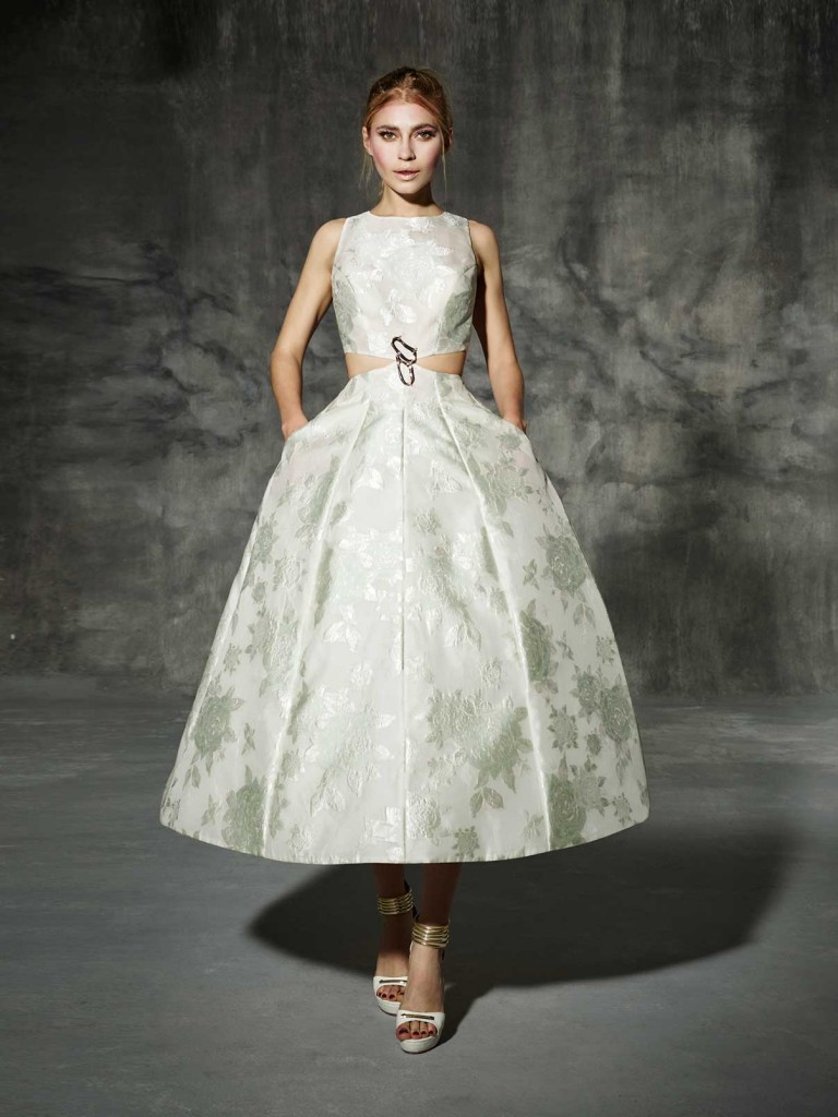 Yolan Cris Tea Length Begur Wedding Dress - Chic Vintage Brides : Chic ...