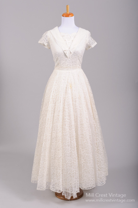 Fabulous Vintage 1950s Wedding Dresses from Mill Crest Vintage