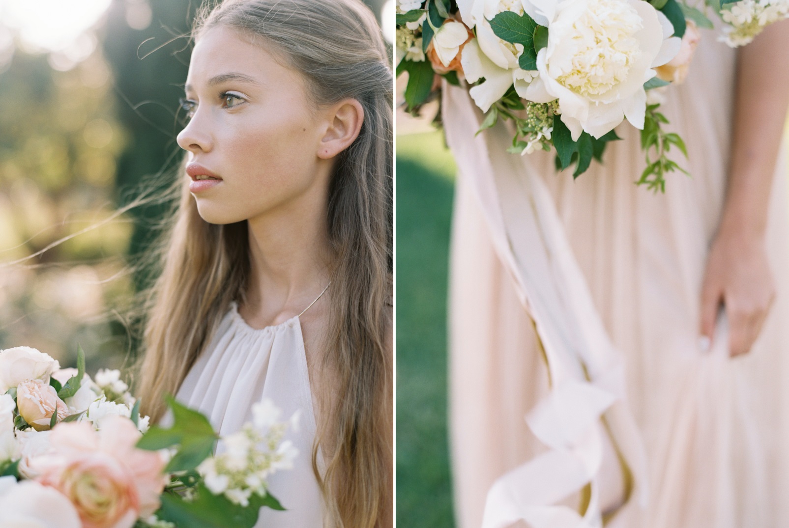 Blush Bridesmaid - Dreamy Garden Wedding Inspiration with a Hint of Provence