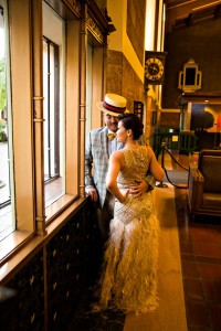 A Glamorous Art Deco Inspired Engagement Shoot