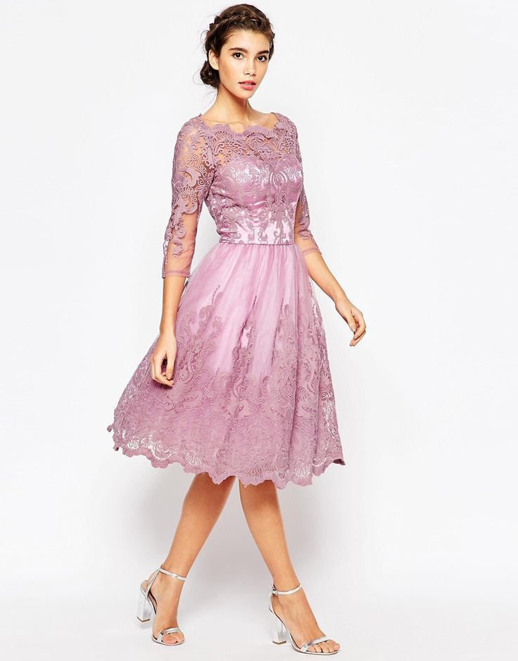 Classic Elegant 1950s Inspired Bridesmaid Dress