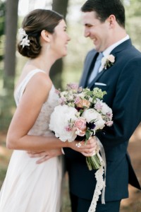Romantic Bridal Bouquet - An Enchanting Early Summer Garden Wedding