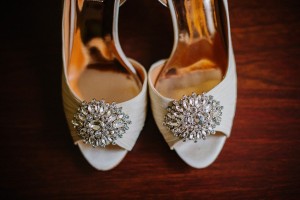 Bridal Shoes - A DIY City Wedding with a Stunning 1930s Wedding Dress