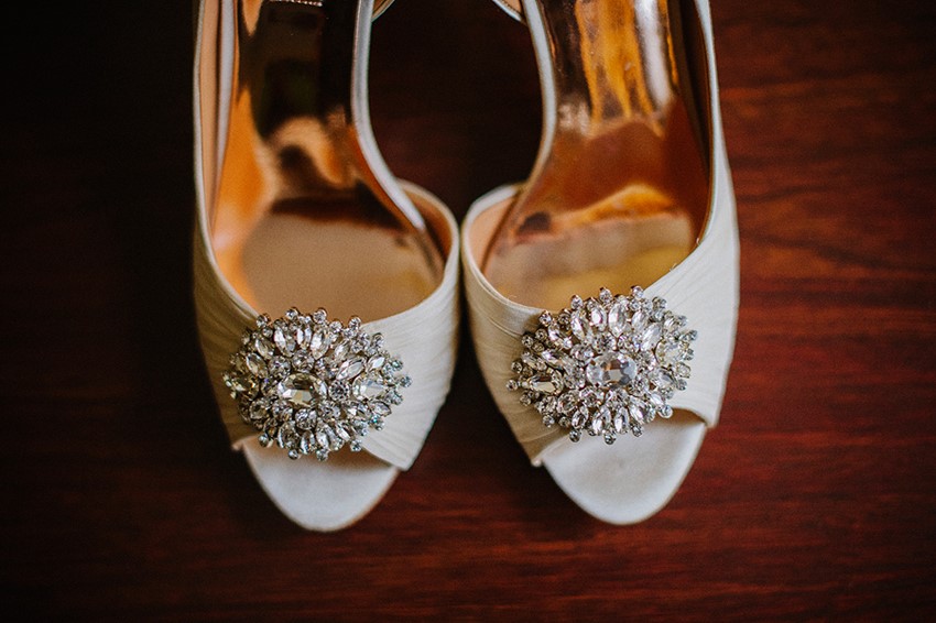 Bridal Shoes - A DIY Vintage Wedding with a Stunning 1930s Wedding Dress