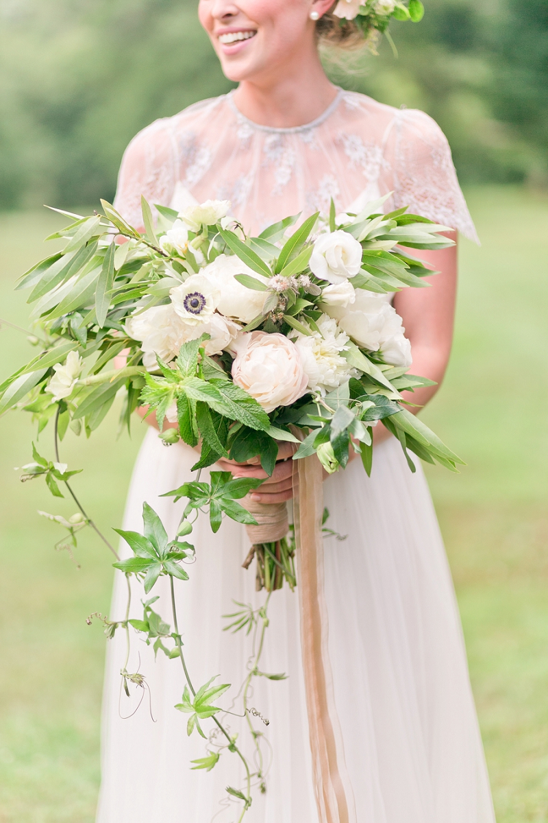 Bridal Bouquet - Pretty Spring Wedding Ideas in Soft Pastels and Rose Gold