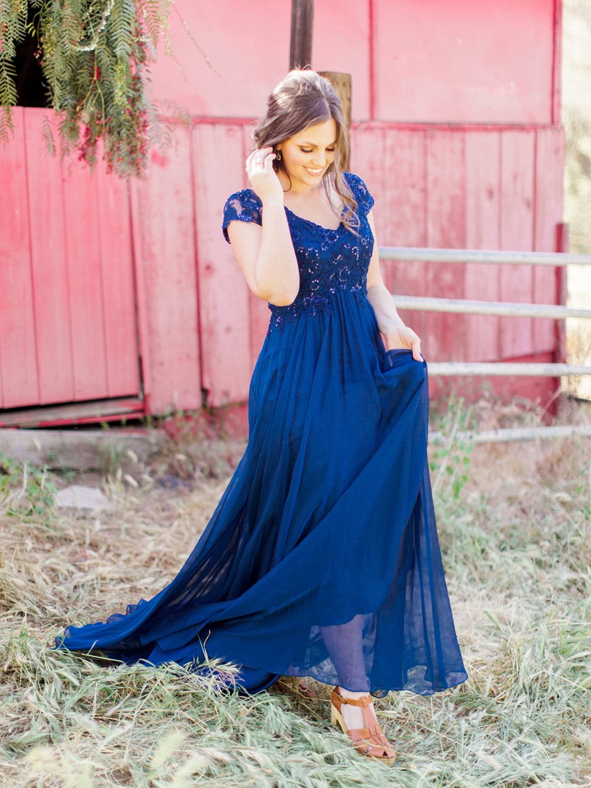 Blue Wedding Dress