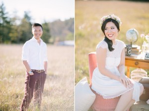 A Romantic Spring Engagement Full of Vintage Charm