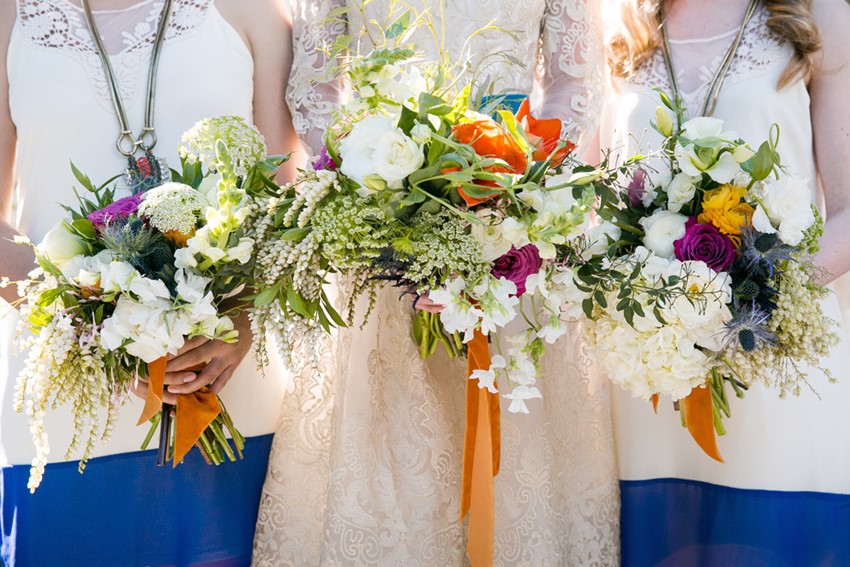Wedding Bouquets - Mid-Century Vintage Wedding Shoot Inspired by Penguin Books