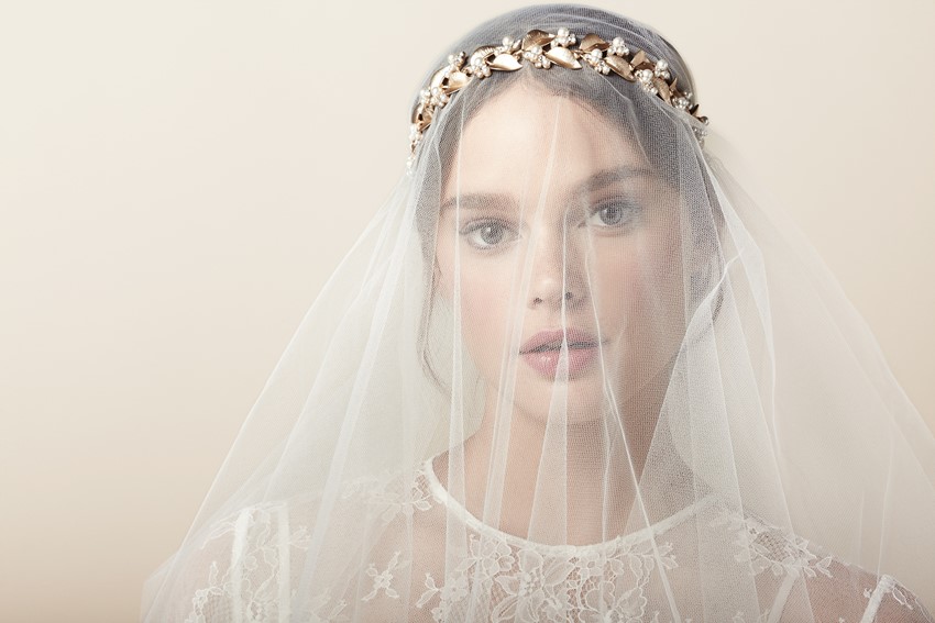 Bridal Veil & Tiara - The Beautiful New Collection of Bridal Hair Accessories & Jewelry from Elizabeth Bower