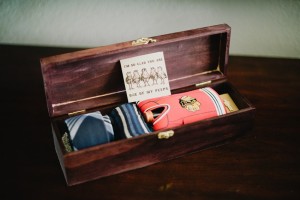 Thoughtful Groomsmen Gift - An Intimate Outdoor Wedding in a Romantic Palette of Pink