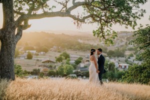 An Intimate Outdoor Wedding in a Romantic Palette of Pink