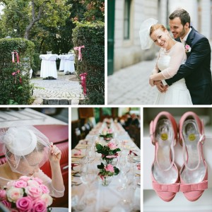 A Sweet 1950s Infused Wedding with a Jackie Kennedy Inspired Wedding Dress