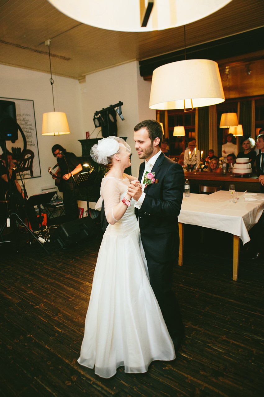 First Dance - A Sweet 1950s Infused Wedding with a Jackie Kennedy Inspired Wedding Dress