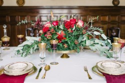 Vintage Floral Wedding Centrepiece - A Breathtaking Colonial Wedding Styled Shoot in Lima