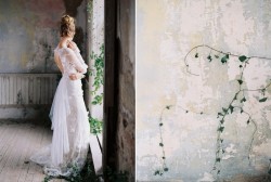 Prairie Rose - Long sleeve wedding dress from Claire Pettibone
