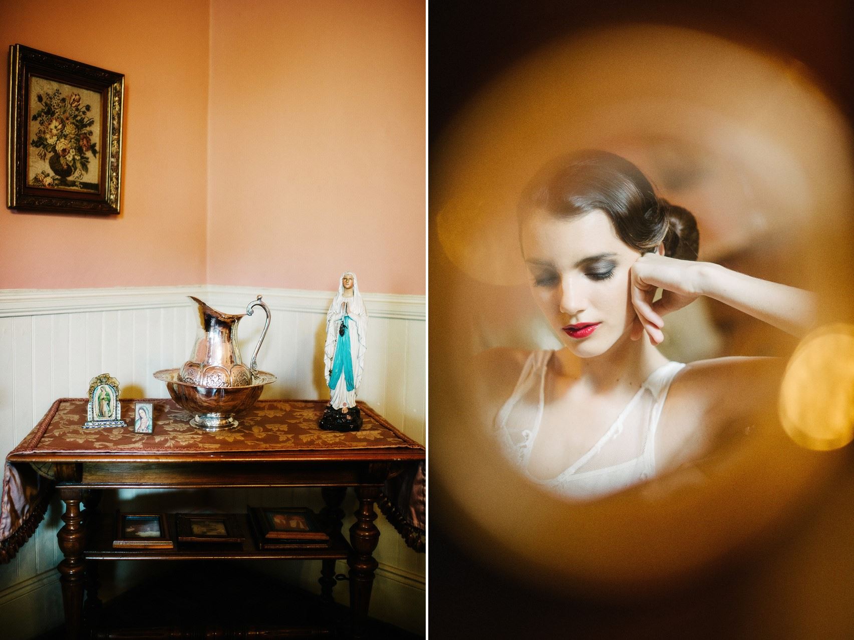 Vintage Bridal Hair & Makeup - A Breathtaking Colonial Wedding Styled Shoot in Lima