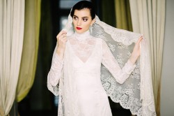 Vintage Lace Veil - A Breathtaking Colonial Wedding Styled Shoot in Lima