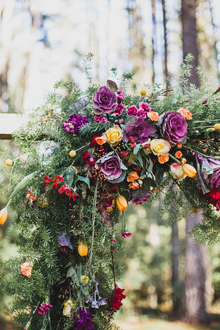 Beautiful Floral Aisle Arch
