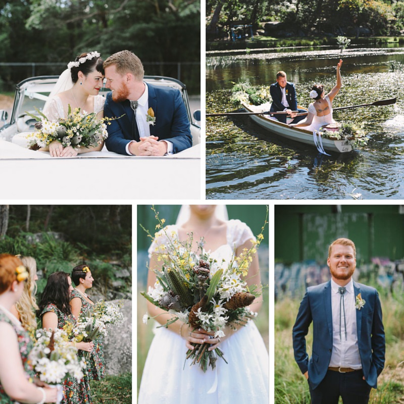 A 1950s Inspired Woodland Wedding With a High Tea Reception from Lara Hotz Photography