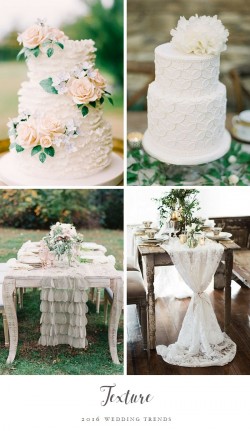 Wedding Trend - Texture