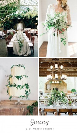 Wedding Trend - Greenery