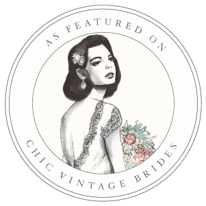 As Featured on Chic Vintage Brides