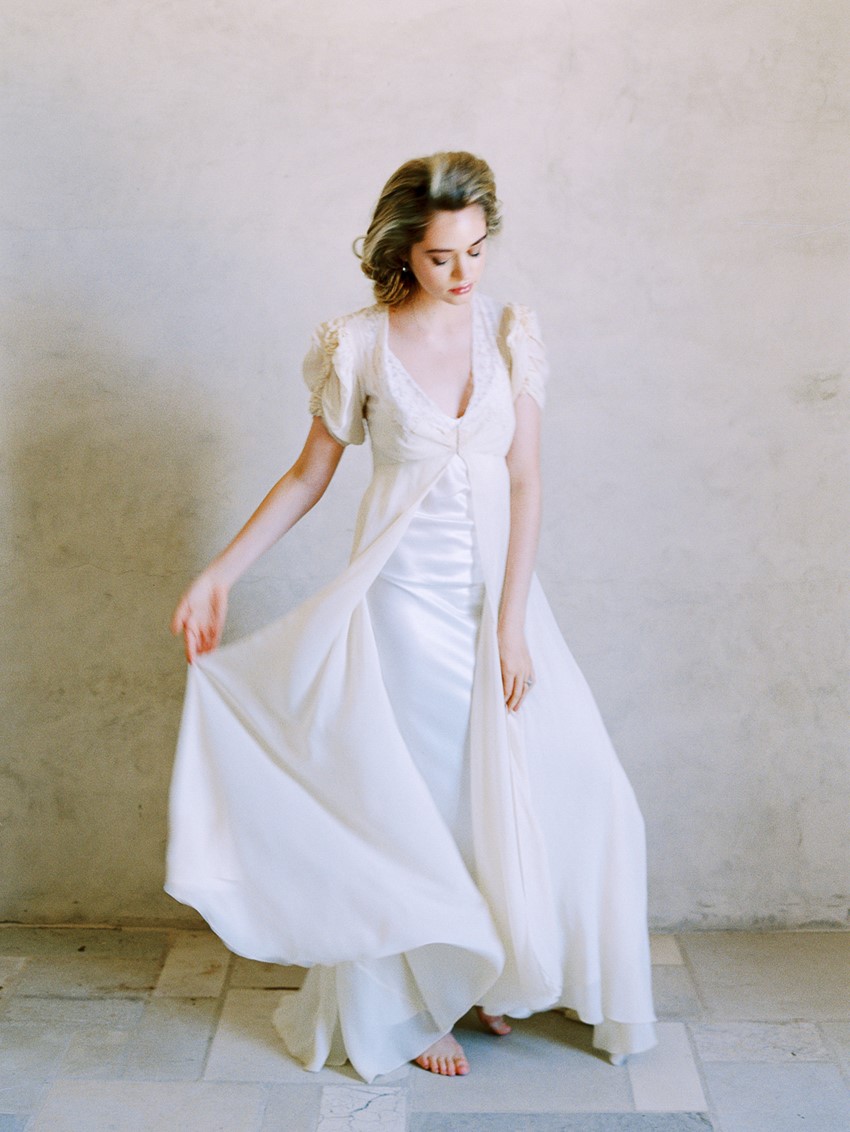 Romantic Vintage Bridal Gown