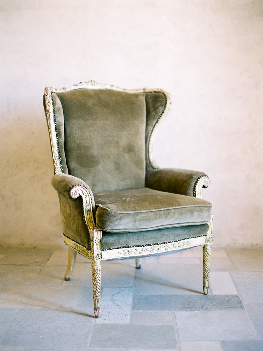 Velvet Vintage Chair