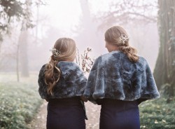 Elegant Winter Bridesmaids