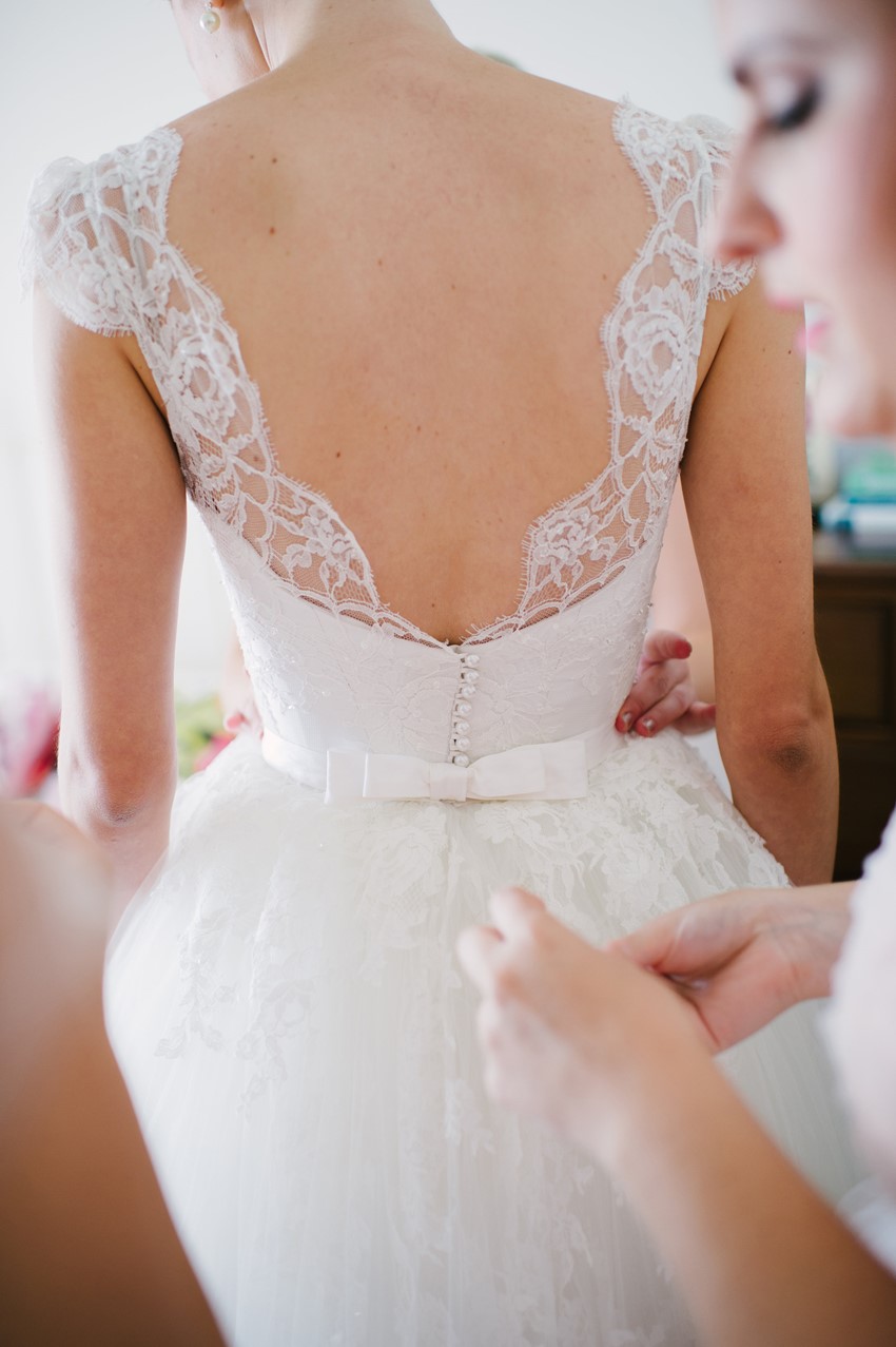 Beautiful Wedding Dress Back Photography by Claire Morgan