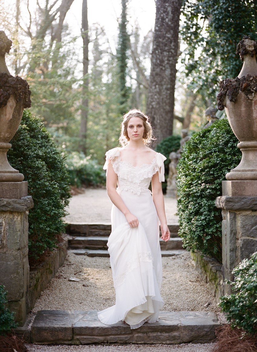 Romantic Vintage Bridal Look Photography by Archetype Studios Inc