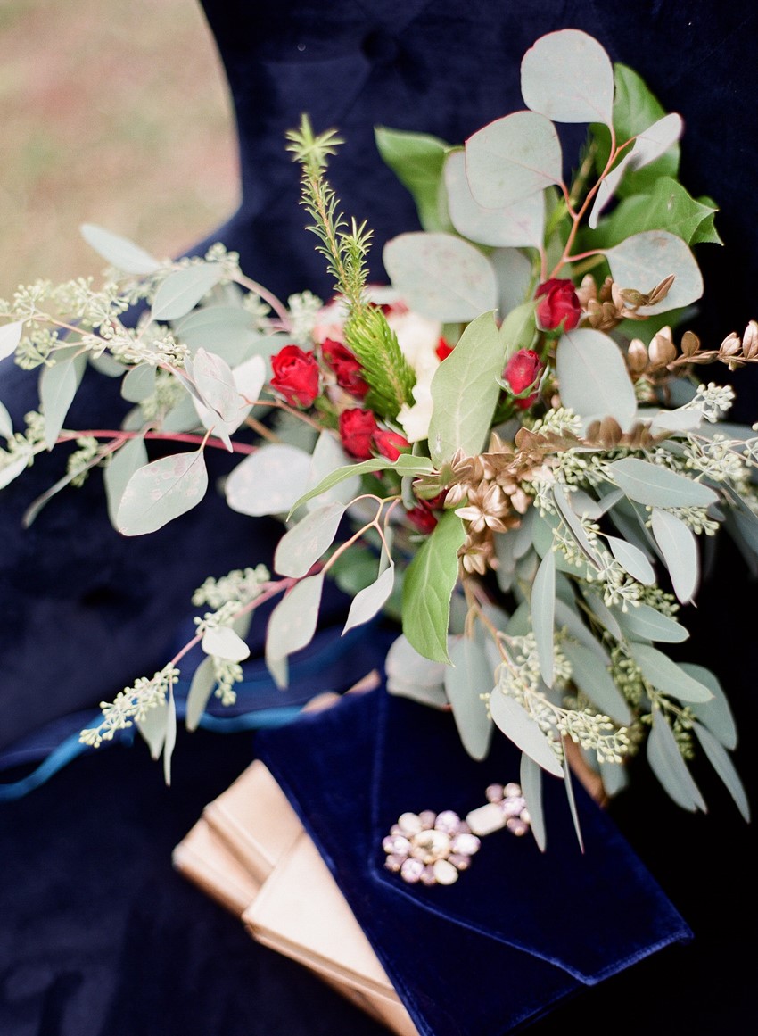 Winter Wedding Bridal Bouquet Photography by Shannon Duggan Photography