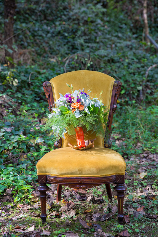 Bright & Bold Vintage Wedding Bouquet // Photography ~ Andre Brown Photography