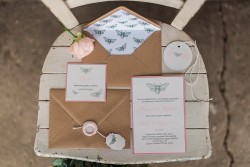 Vintage Boho Wedding Invitation // Photography ~ Lisa Digliglio