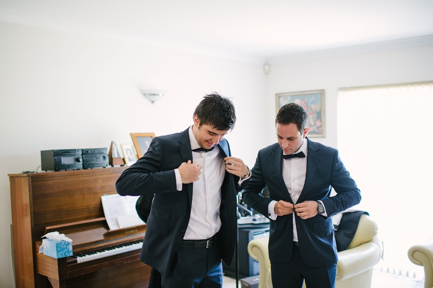 Groom & Groomsmen Getting Ready Photography by Claire Morgan
