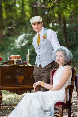 Boho Vintage Bride & Groom // Photography ~ Andre Brown Photography
