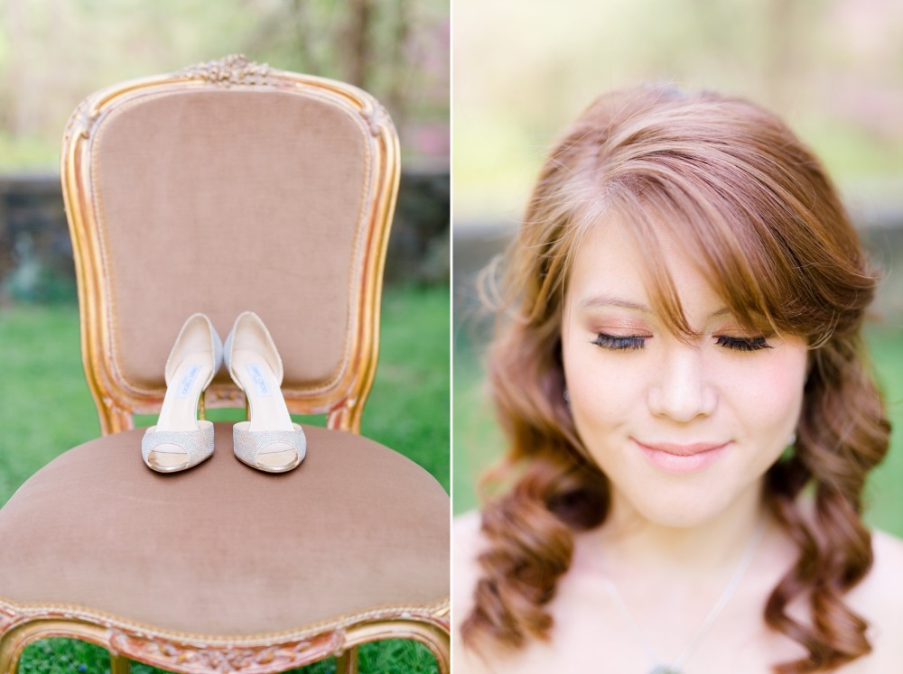 Glamorous Bridal Shoes Photography by Anna Kardos